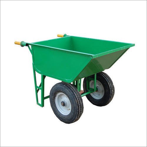 Heavy duty double wheel barrow